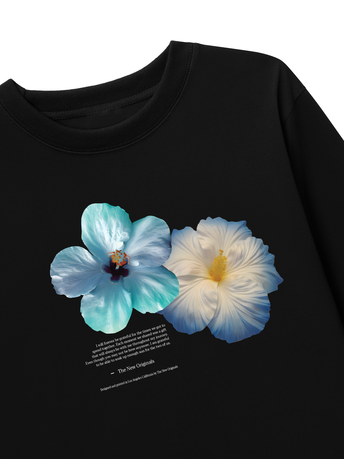 Áo Thun Dài Tay Summer Vibes Souble Blue Flower