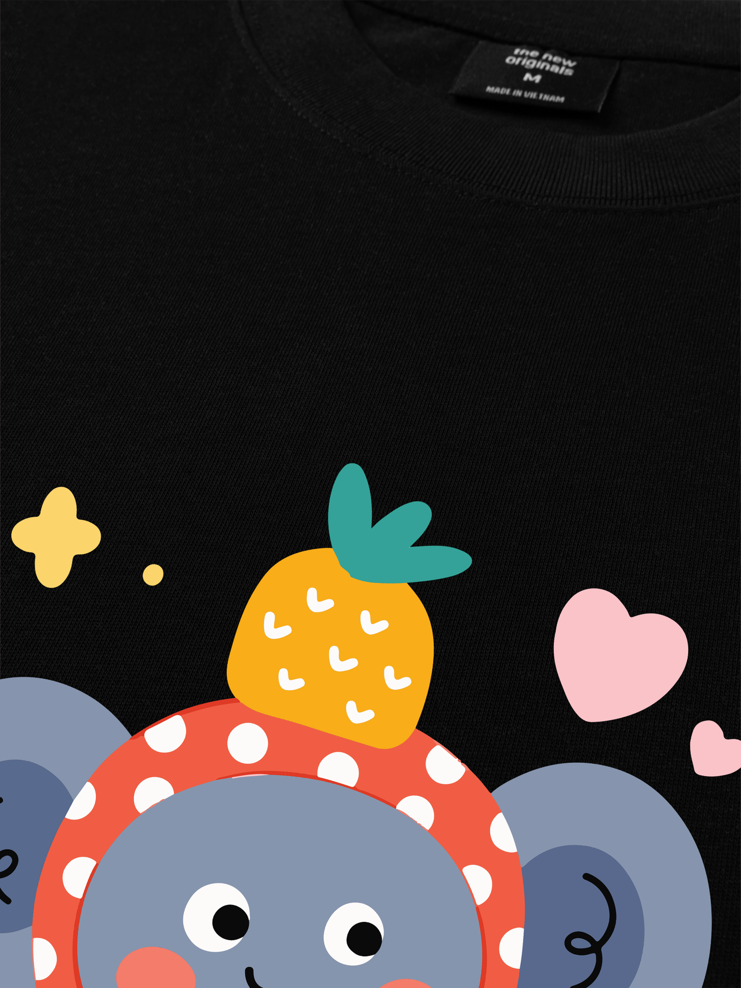 Áo Thun Relaxed Fit Pineapple Cutie Elephant