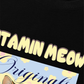 Áo Thun Relaxed Fit Cutie Vitamin Meow Yellow Flower