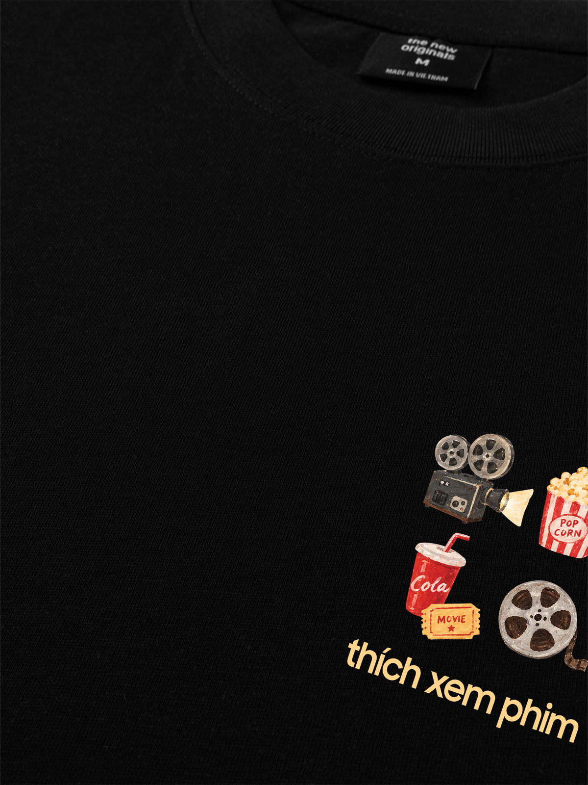 Áo Thun Relaxed Fit Thích Xem Phim