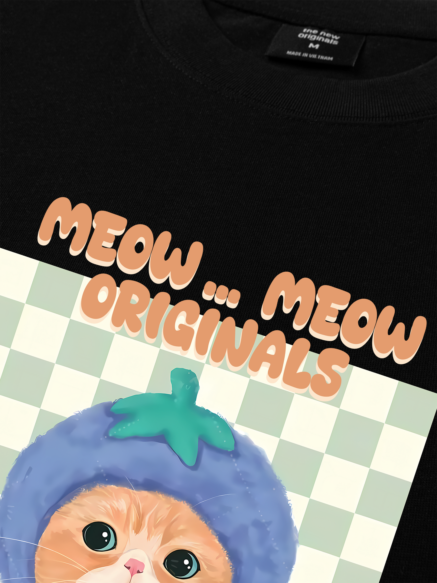 Áo Thun Relaxed Fit Animal Meow