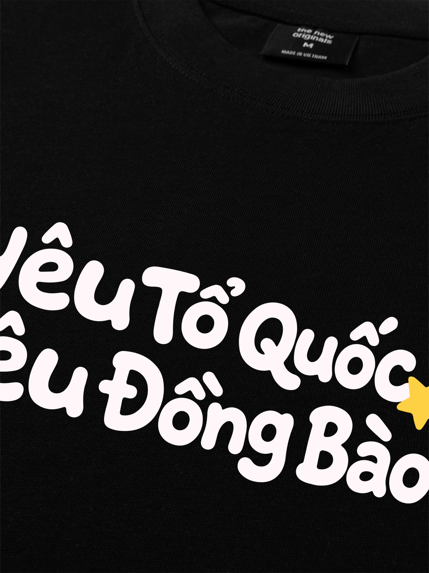 Áo Thun Relaxed Fit Yêu Tổ Quốc, Yêu Đồng Bào