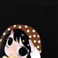 Áo Thun Relaxed Fit Little Girl Brown Dots