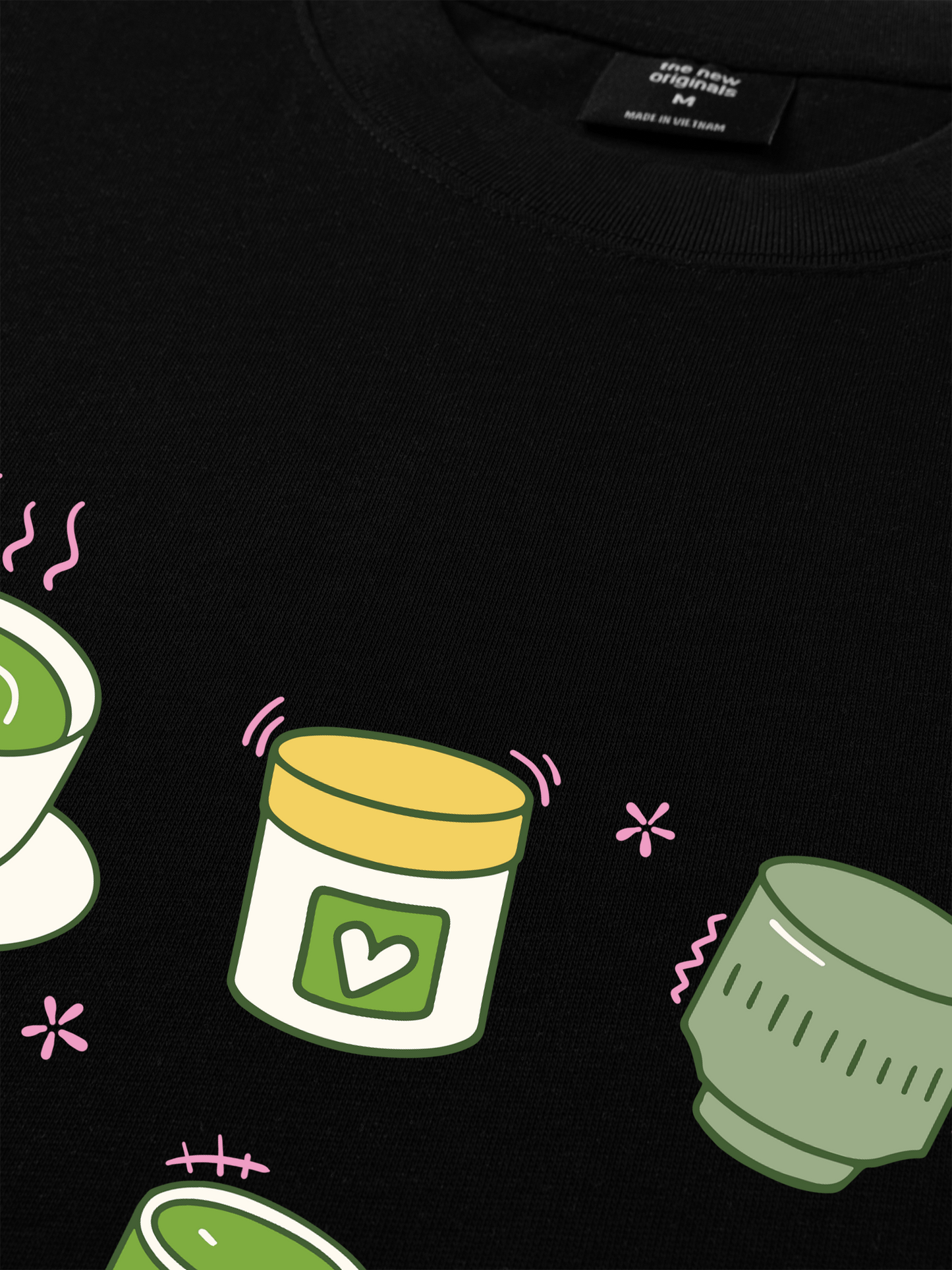 Áo Thun Relaxed Fit Drink Collection Matcha Time