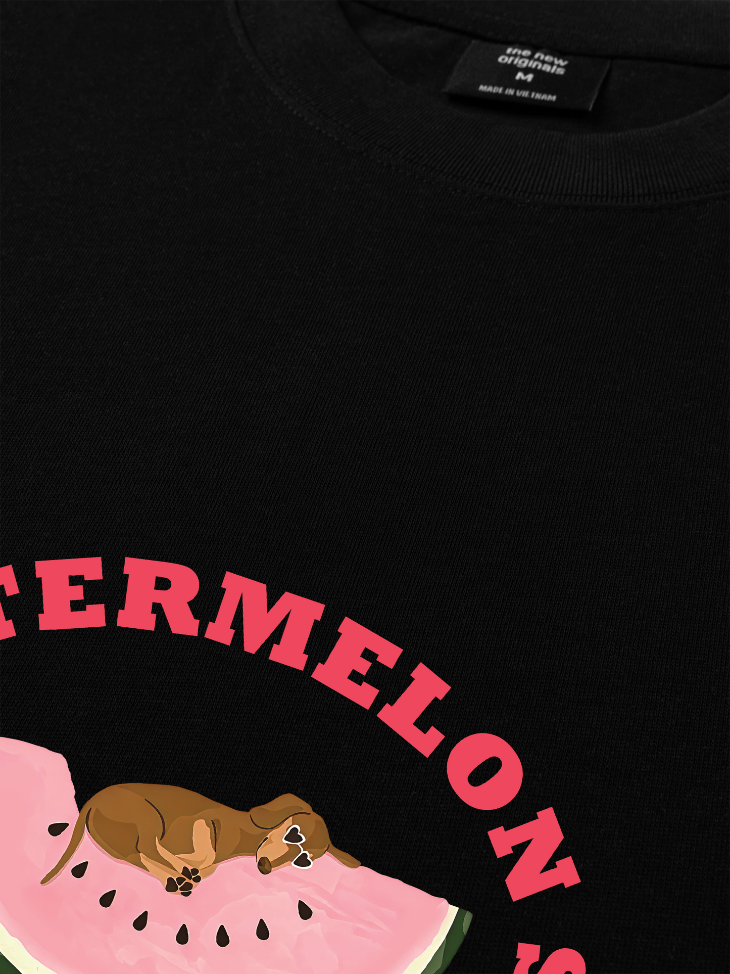 Áo Thun Relaxed Fit Summer Vibes Fresh Watermelon Summer