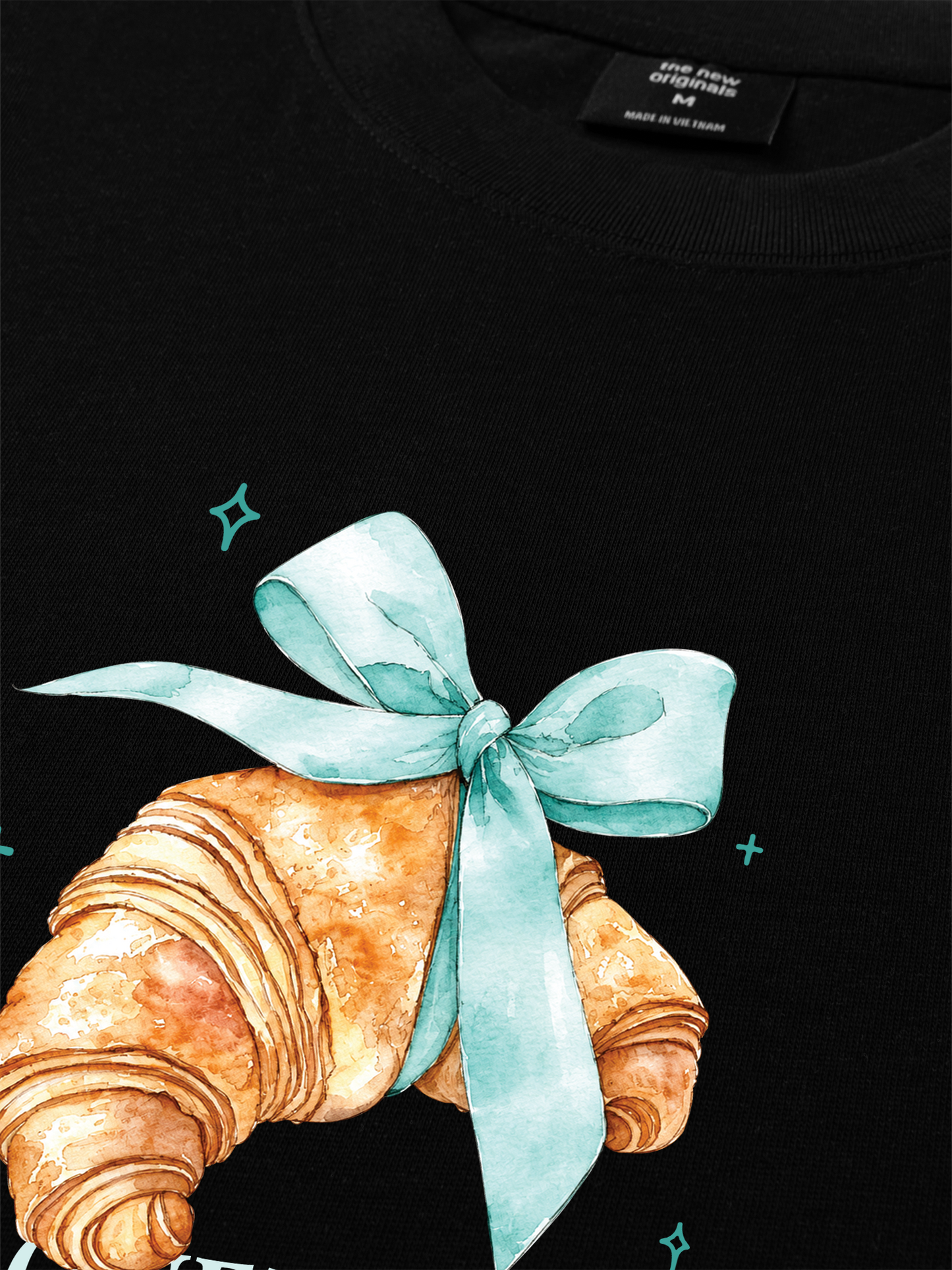 Áo Thun Relaxed Fit Coquette Era Croissant