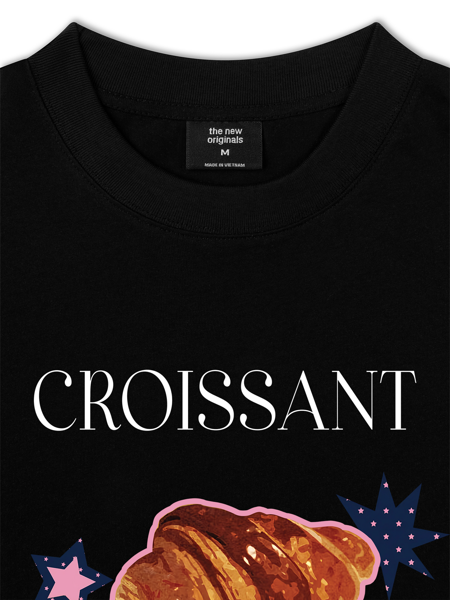Áo Thun Relaxed Fit Croissant Y2K