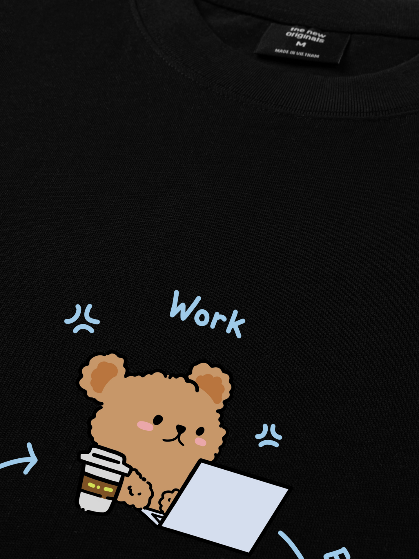 Áo Thun Relaxed Fit Teddy Land My Work Day