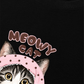 Áo Thun Relaxed Fit Meowy Cat Pink Polka