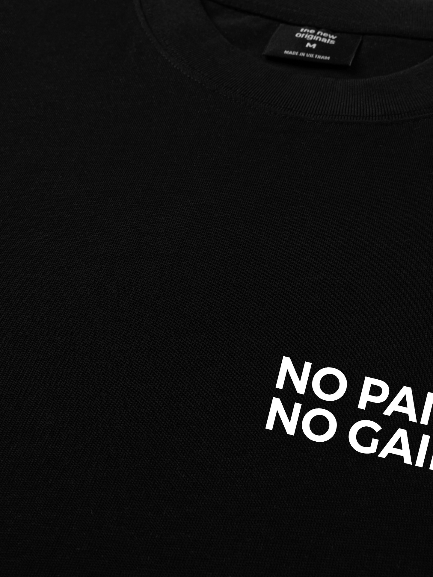 Áo Thun Relaxed Fit No Pain No Gain