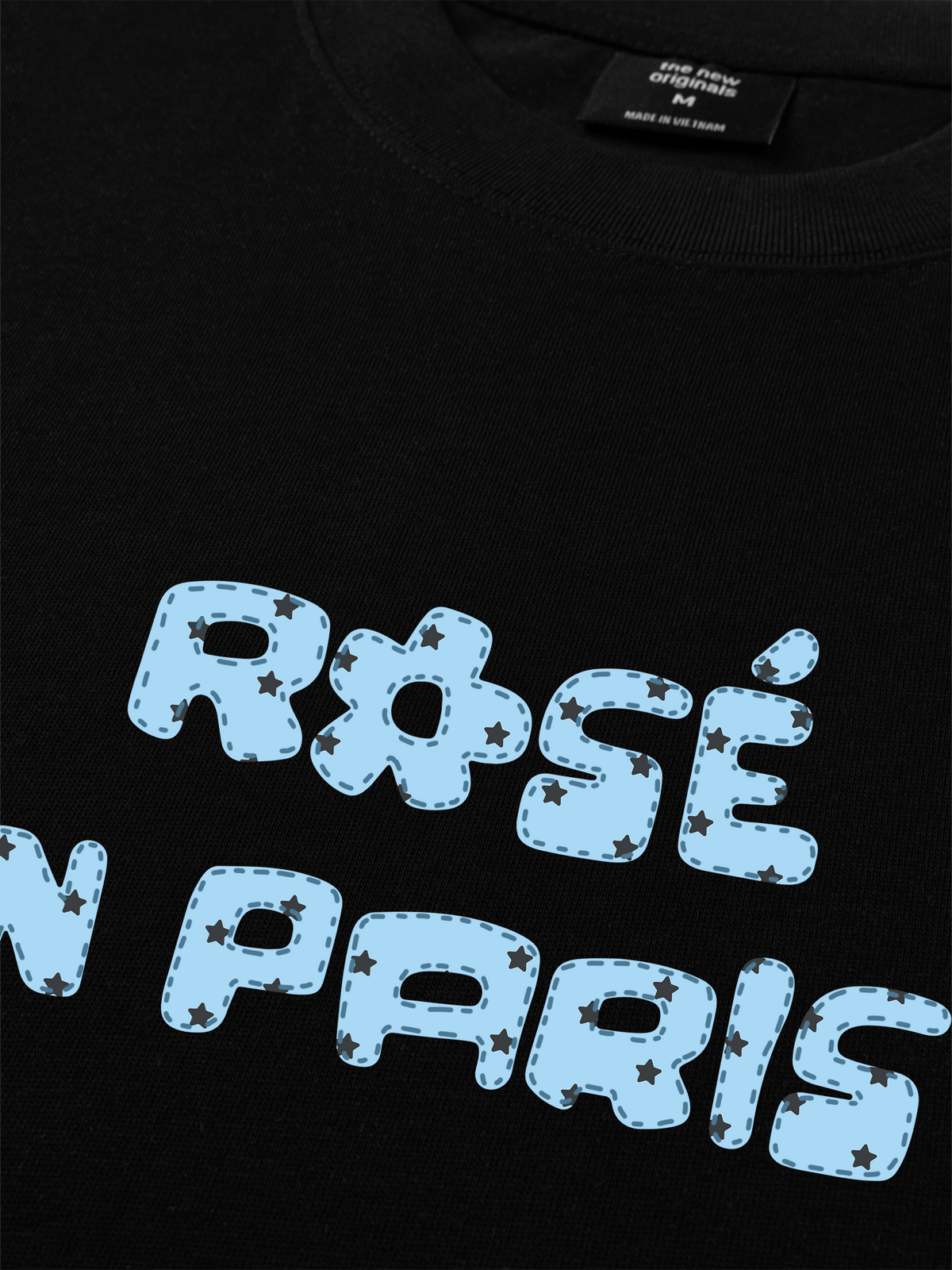 Áo Thun Relaxed Fit Rosé in Paris