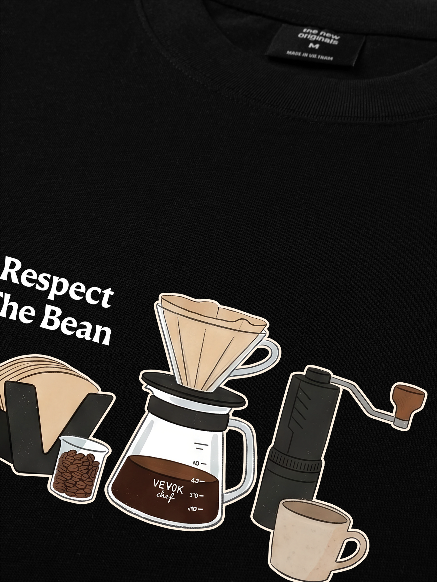 Áo Thun Relaxed Fit Respect The Bean