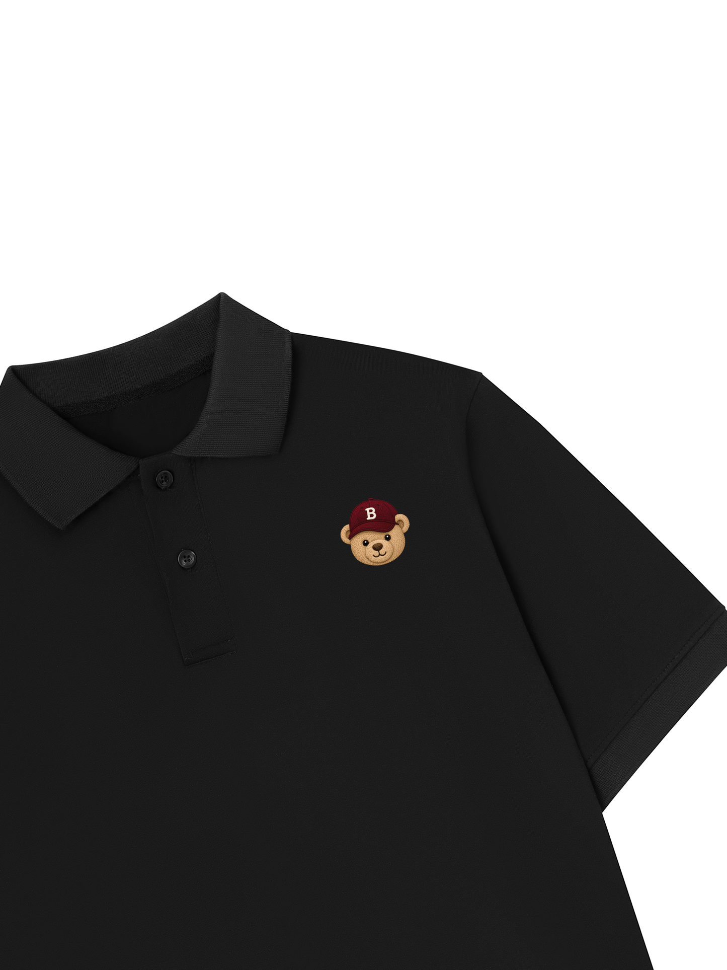 Áo Polo Nữ/ Áo Polo Nam Basic Bear Red Hat