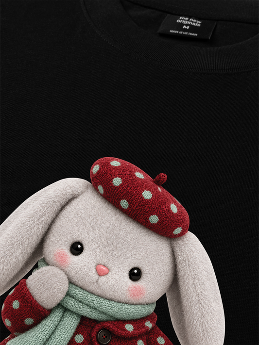 Áo Thun Relaxed Fit Cherry Bunny