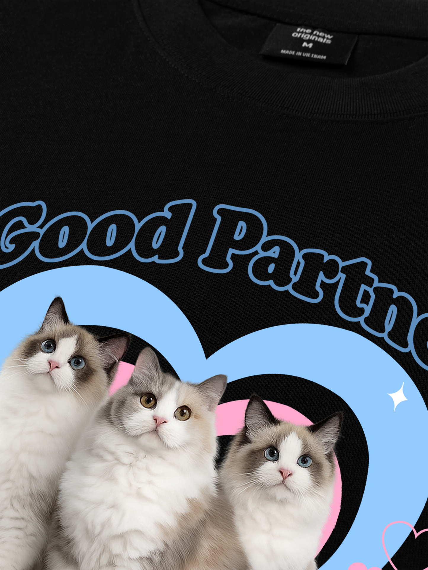 Áo Thun Relaxed Fit Daily Cuties Good Partner