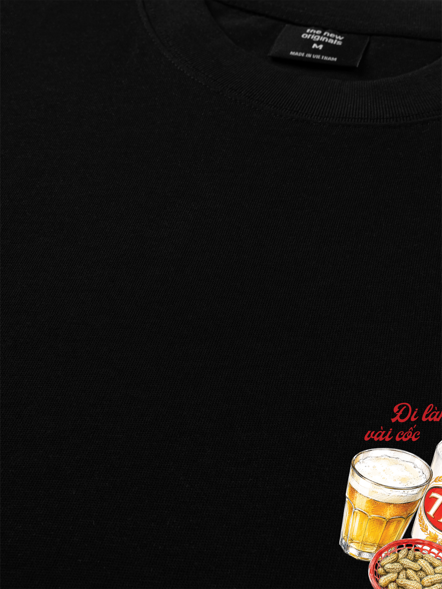 Áo Thun Relaxed Fit Đi Làm Vài Cốc