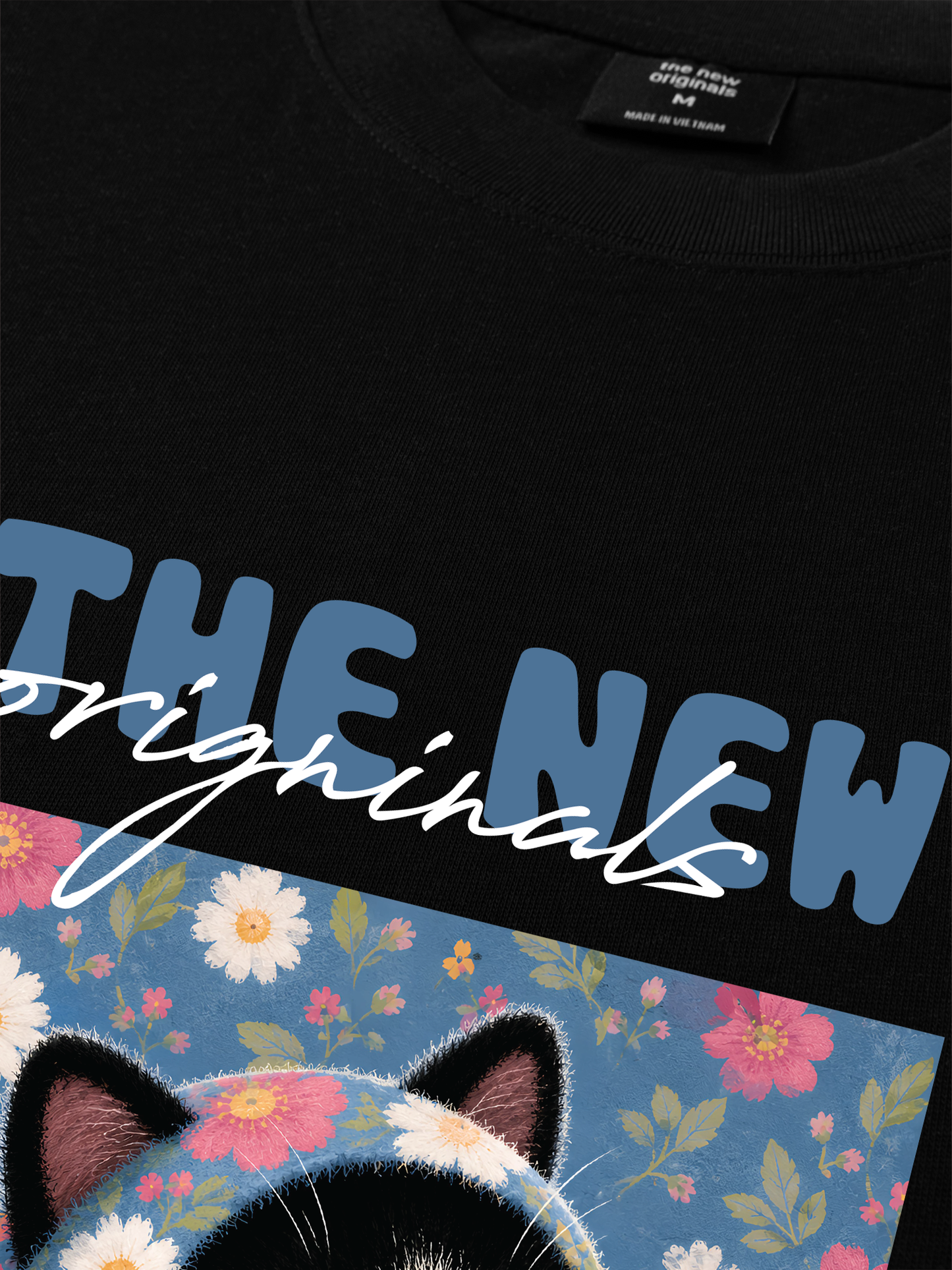 Áo Thun Relaxed Fit Pink Bubble Meow
