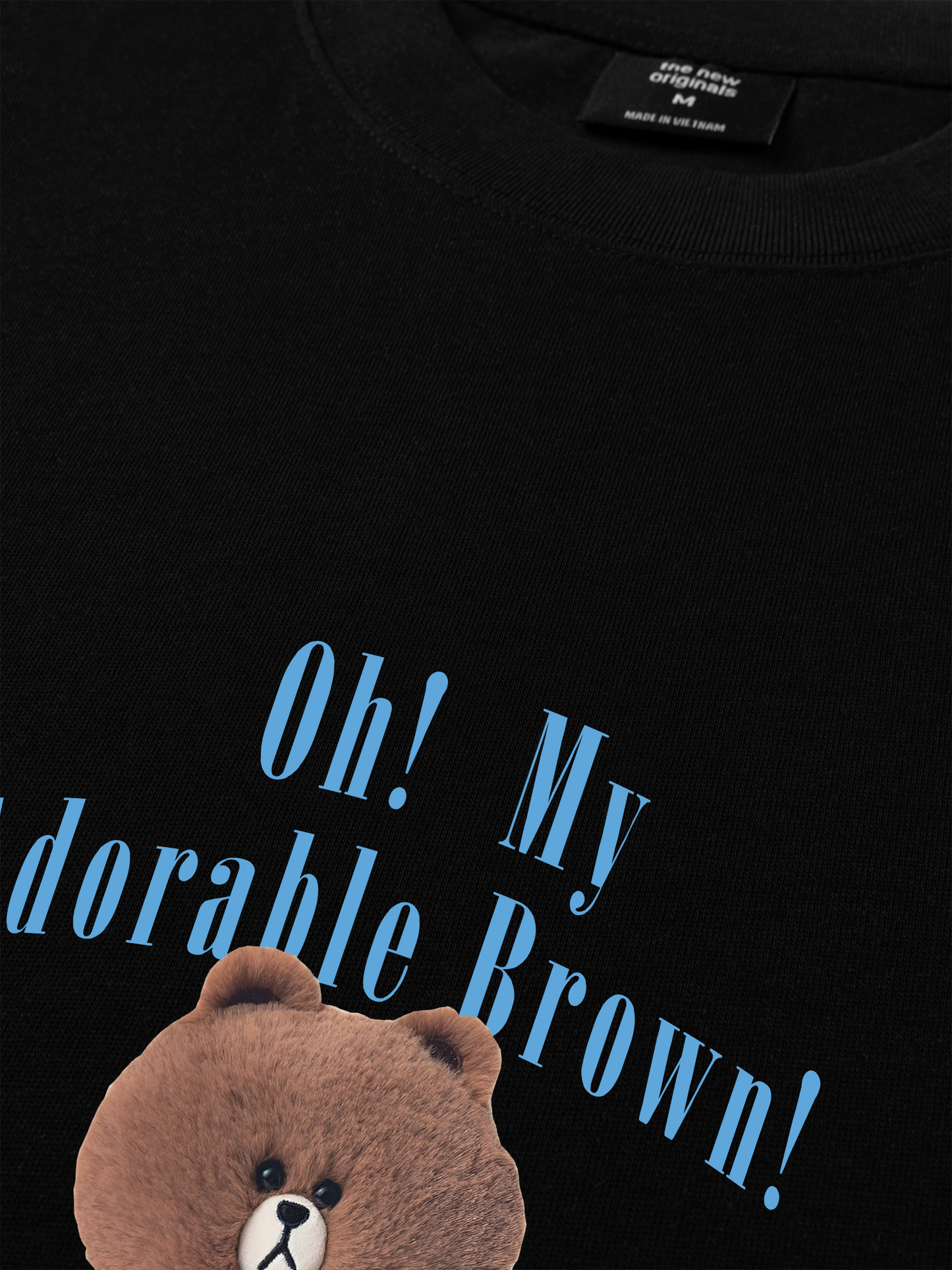 Áo Thun Relaxed Fit Teddy Land Oh My Brown
