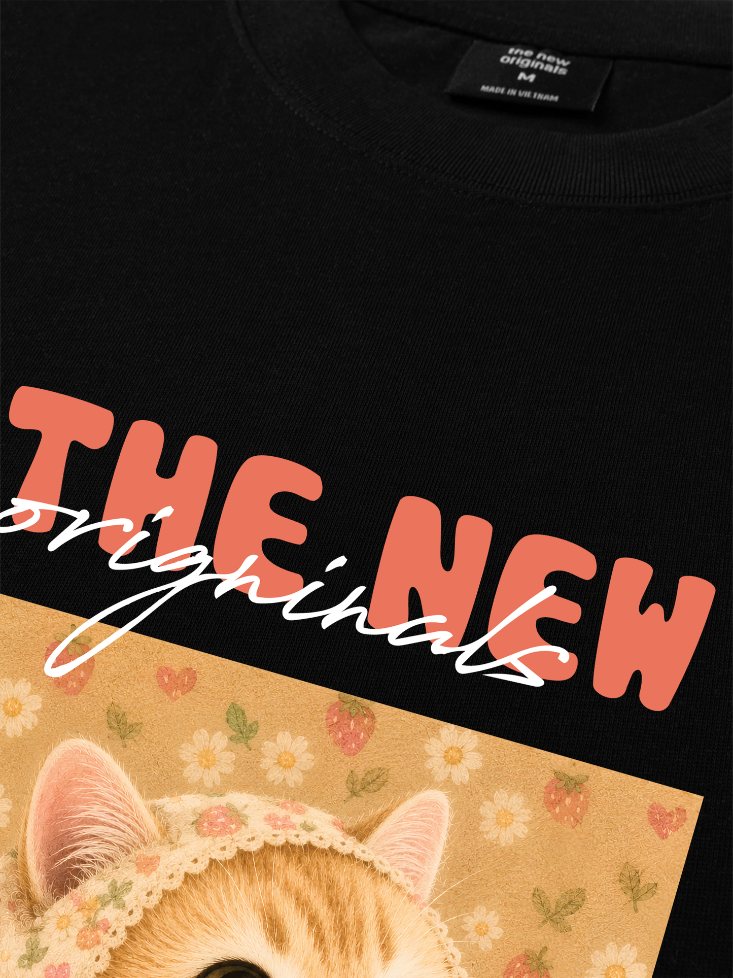 Áo Thun Relaxed Fit Honey Bubble Meow