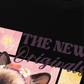 Áo Thun Relaxed Fit Pink Flower Cat