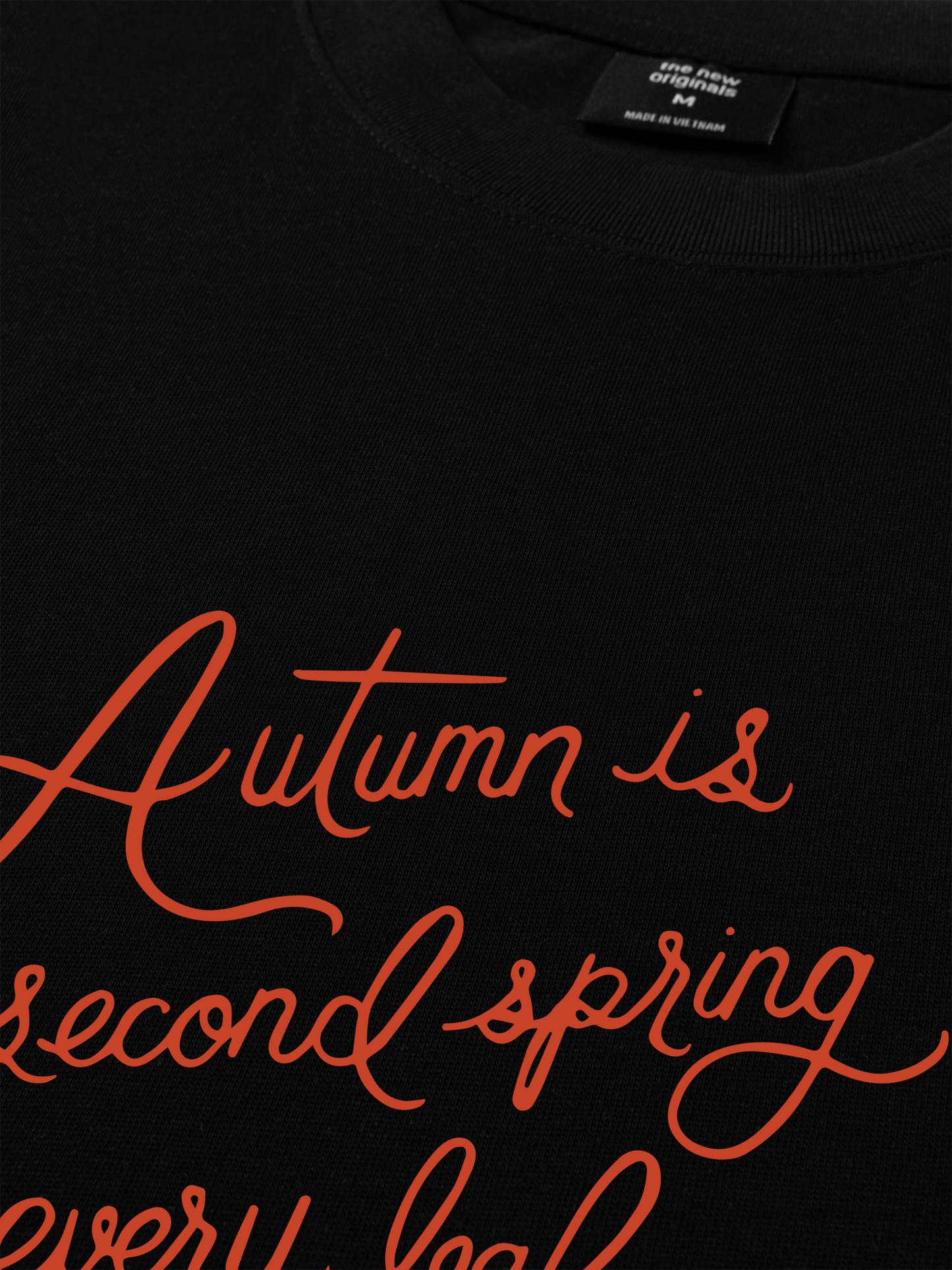 Áo Thun Relaxed Fit Autumn is a Second Spring
