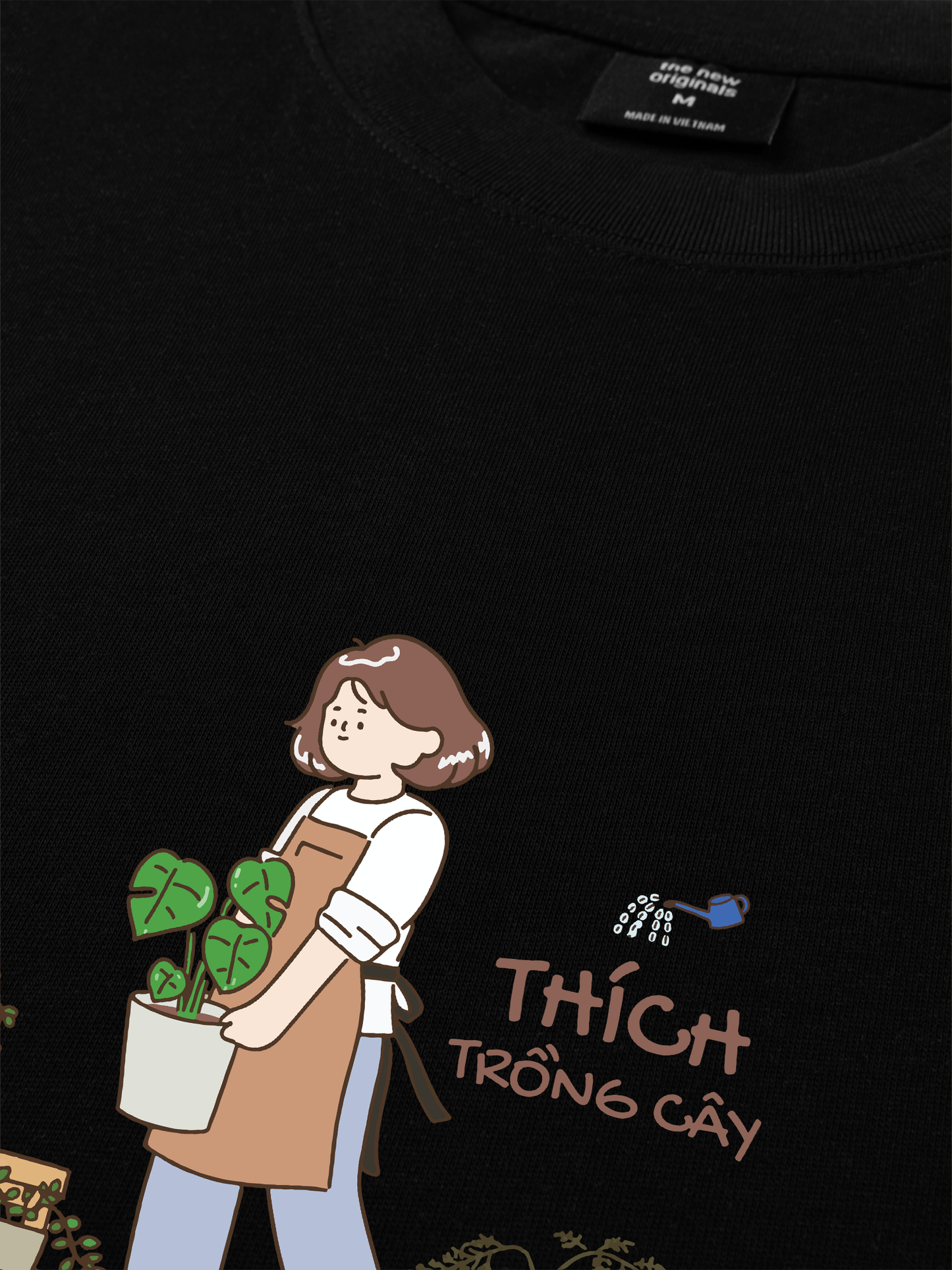 Áo Thun Relaxed Fit Thích Trồng Cây