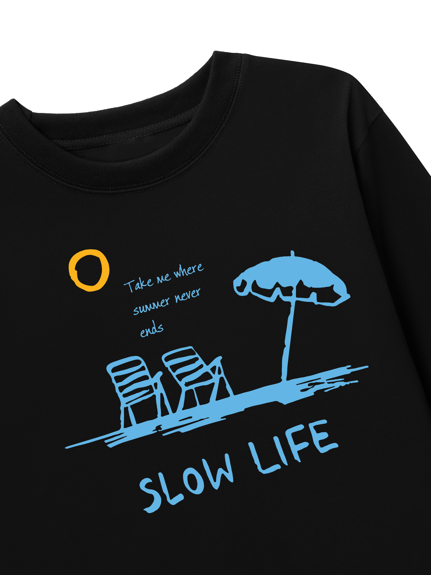 Áo Thun Dài Tay Slow Life