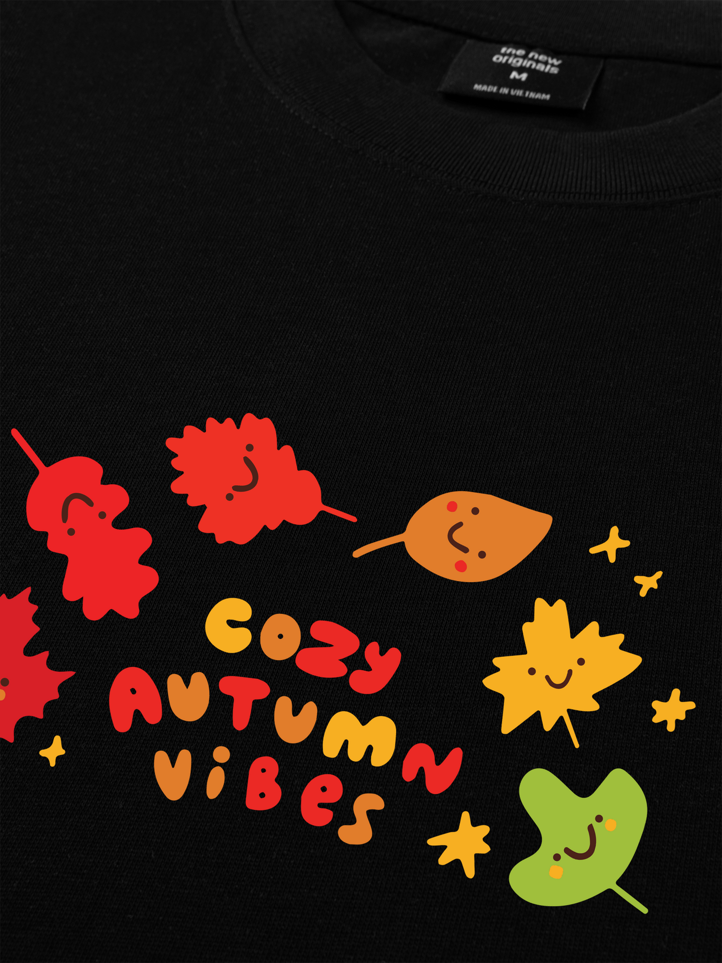 Áo Thun Relaxed Fit Autumn Cozy Autumn Vibes