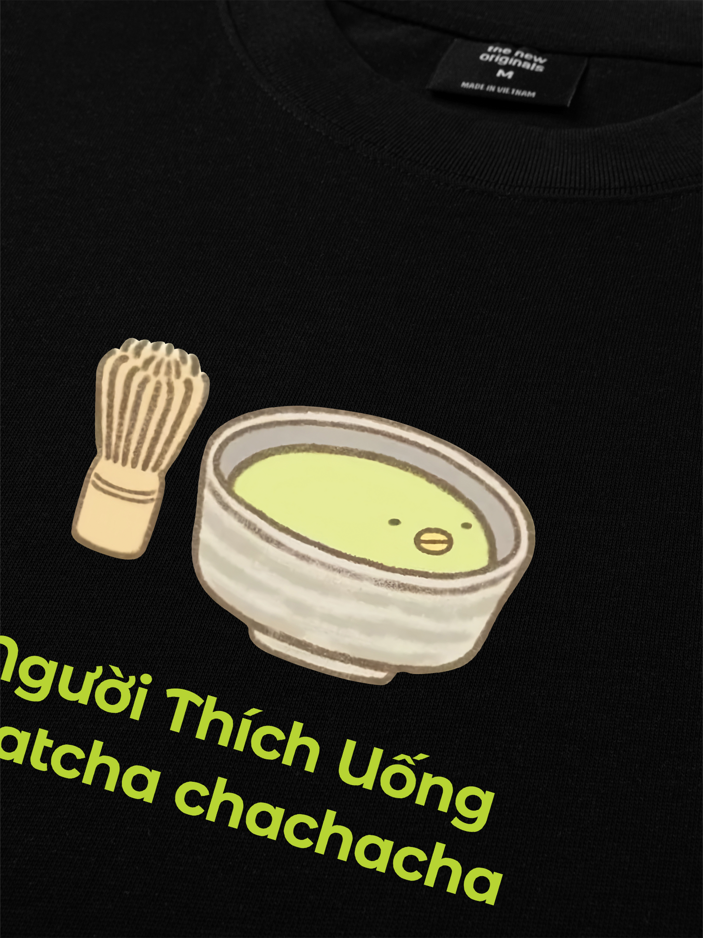 Áo Thun Relaxed Fit Người Thích Uống Matcha