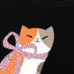 Áo Thun Relaxed Fit Daily Cuties Meow & Bow