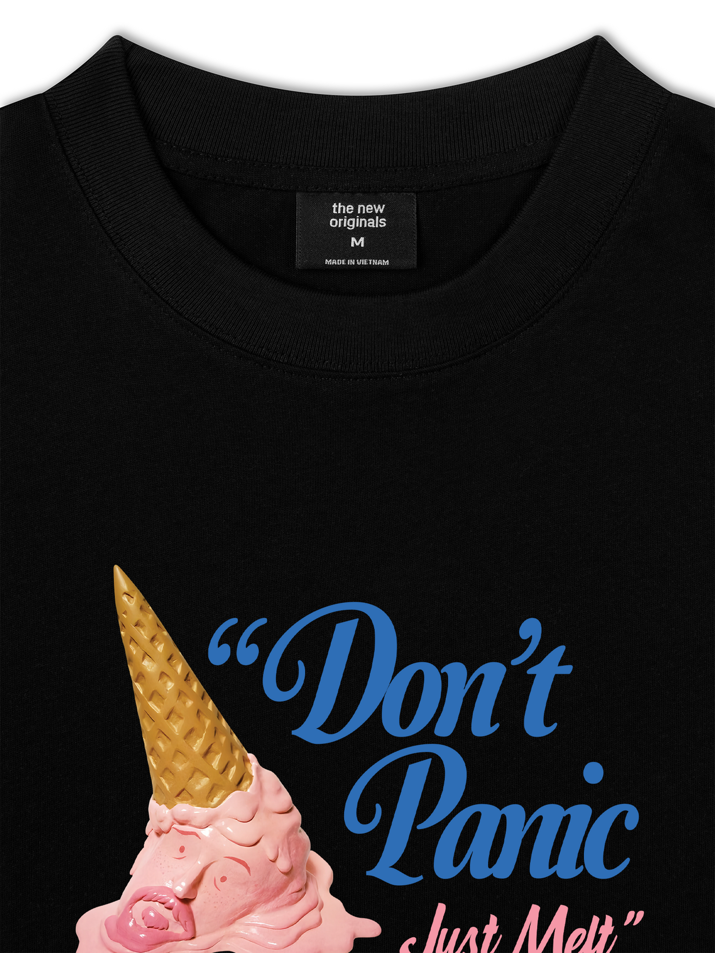 Áo Thun Relaxed Fit Don't Panic Just Melt