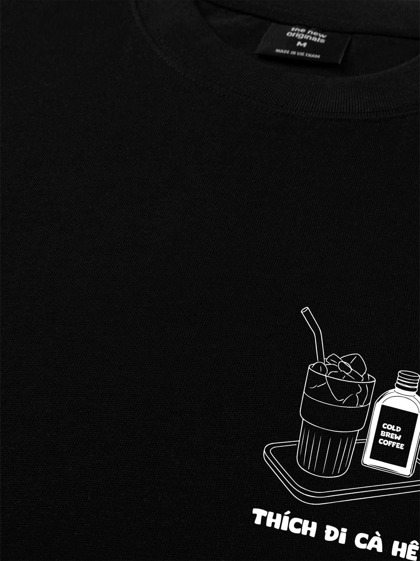 Áo Thun Relaxed Fit Thích Đi Cà Hê
