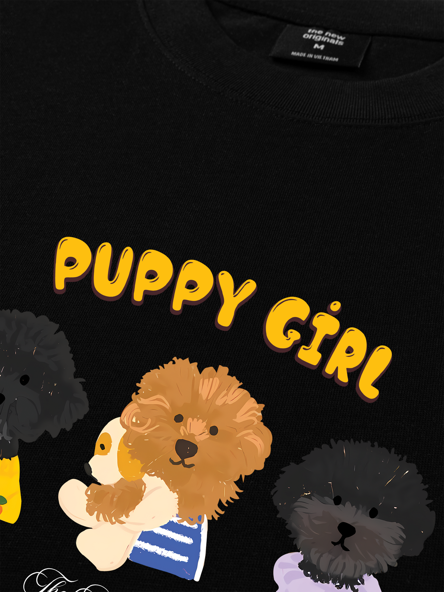 Áo Thun Relaxed Fit Animal Puppy Girl