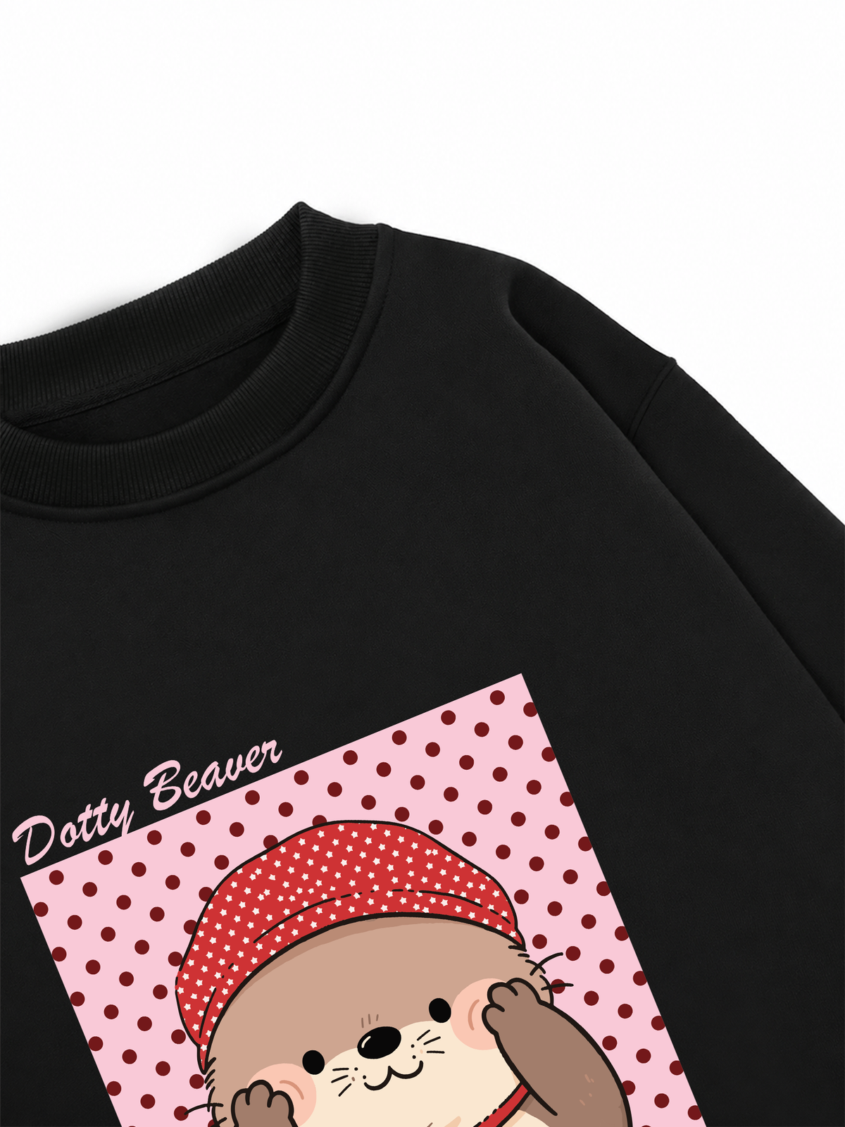 Áo Sweater Nỉ Hai Da Animal Dotty Beaver