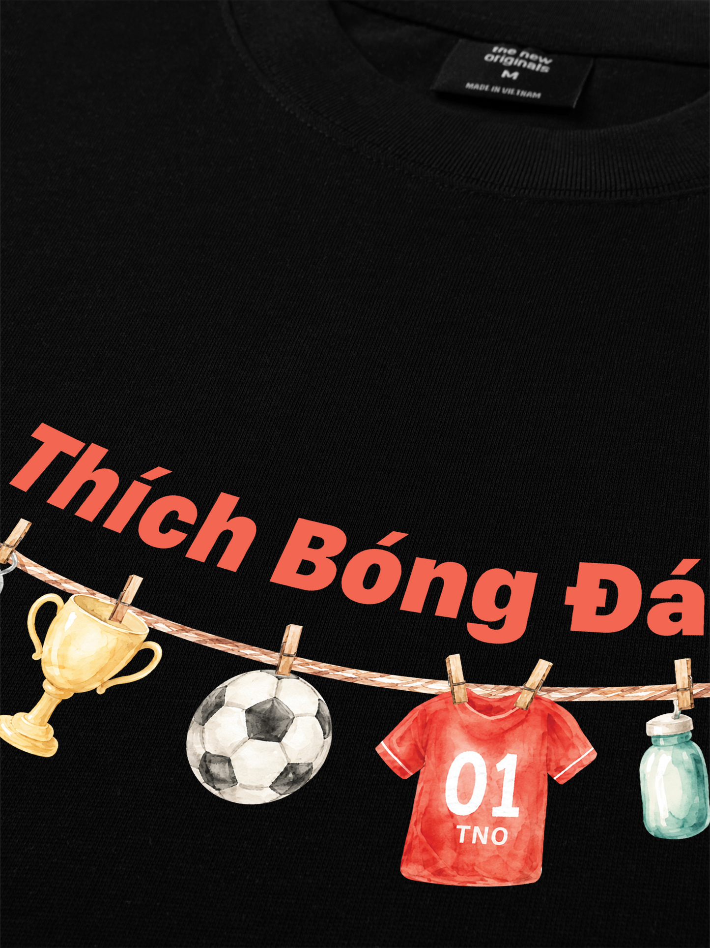 Áo Thun Relaxed Fit Thích Bóng Đá