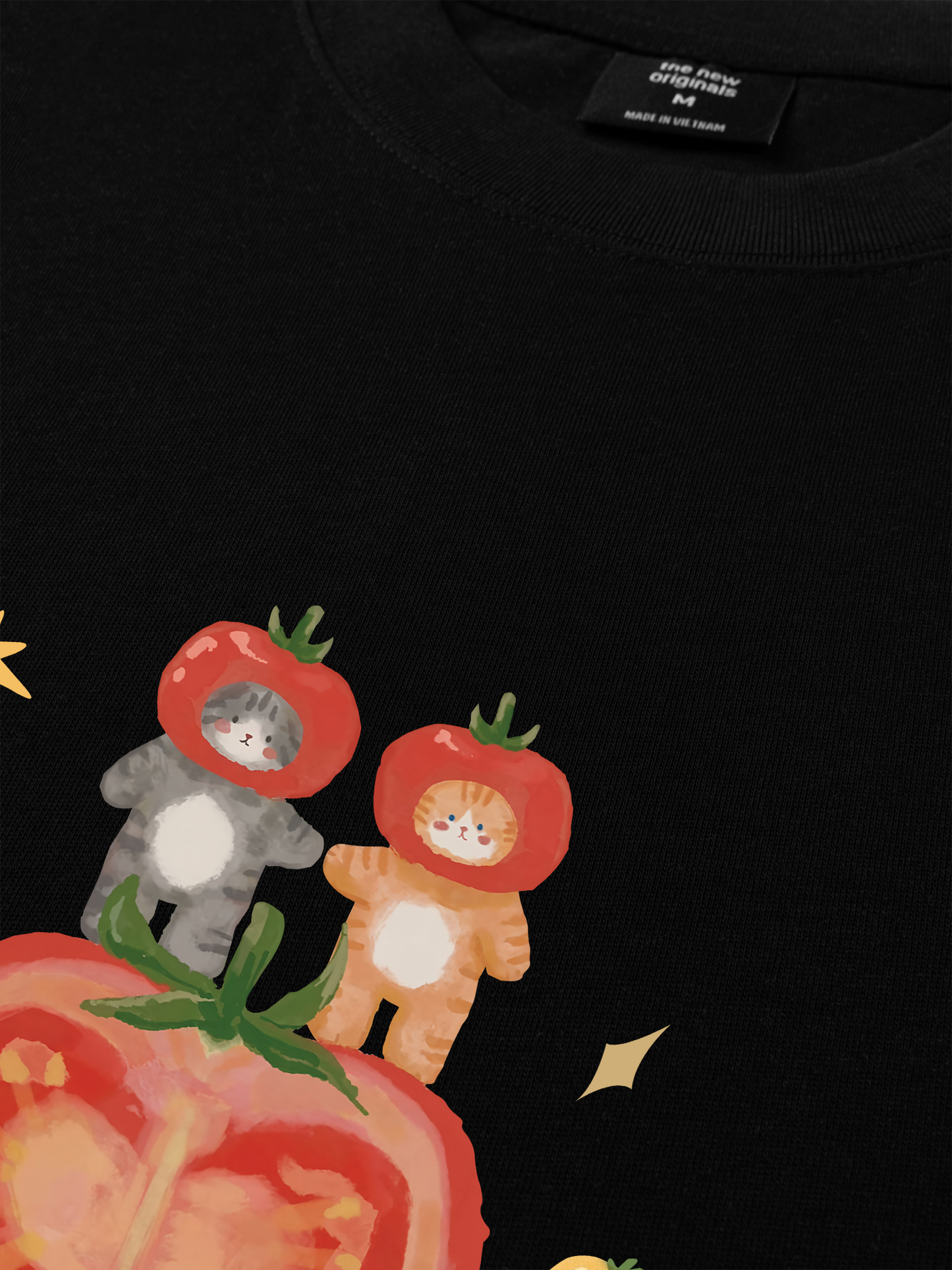 Áo Thun Relaxed Fit Summer Vibes Kitty Summer
