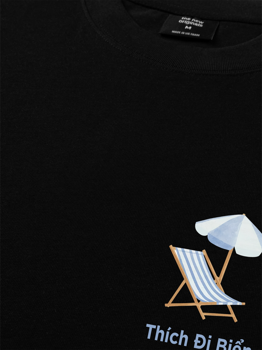 Áo Thun Relaxed Fit Thích Đi Biển