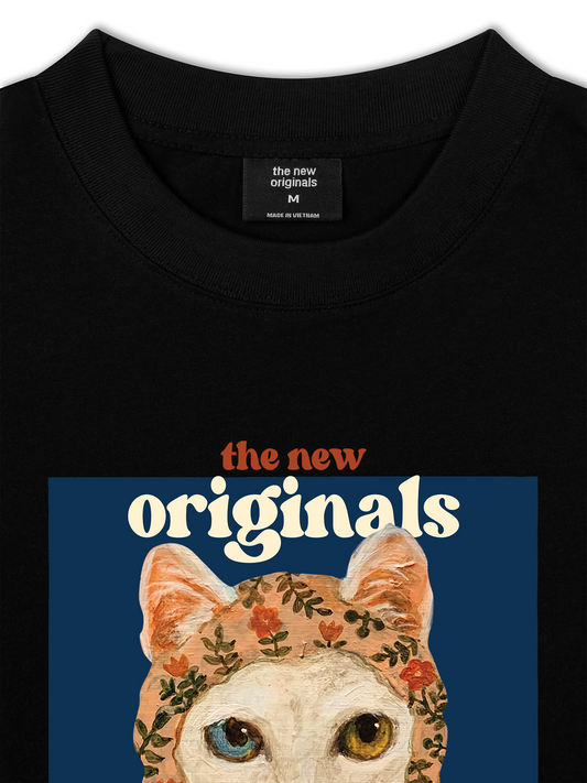 Áo Thun Relaxed Fit Flower Mad Cat