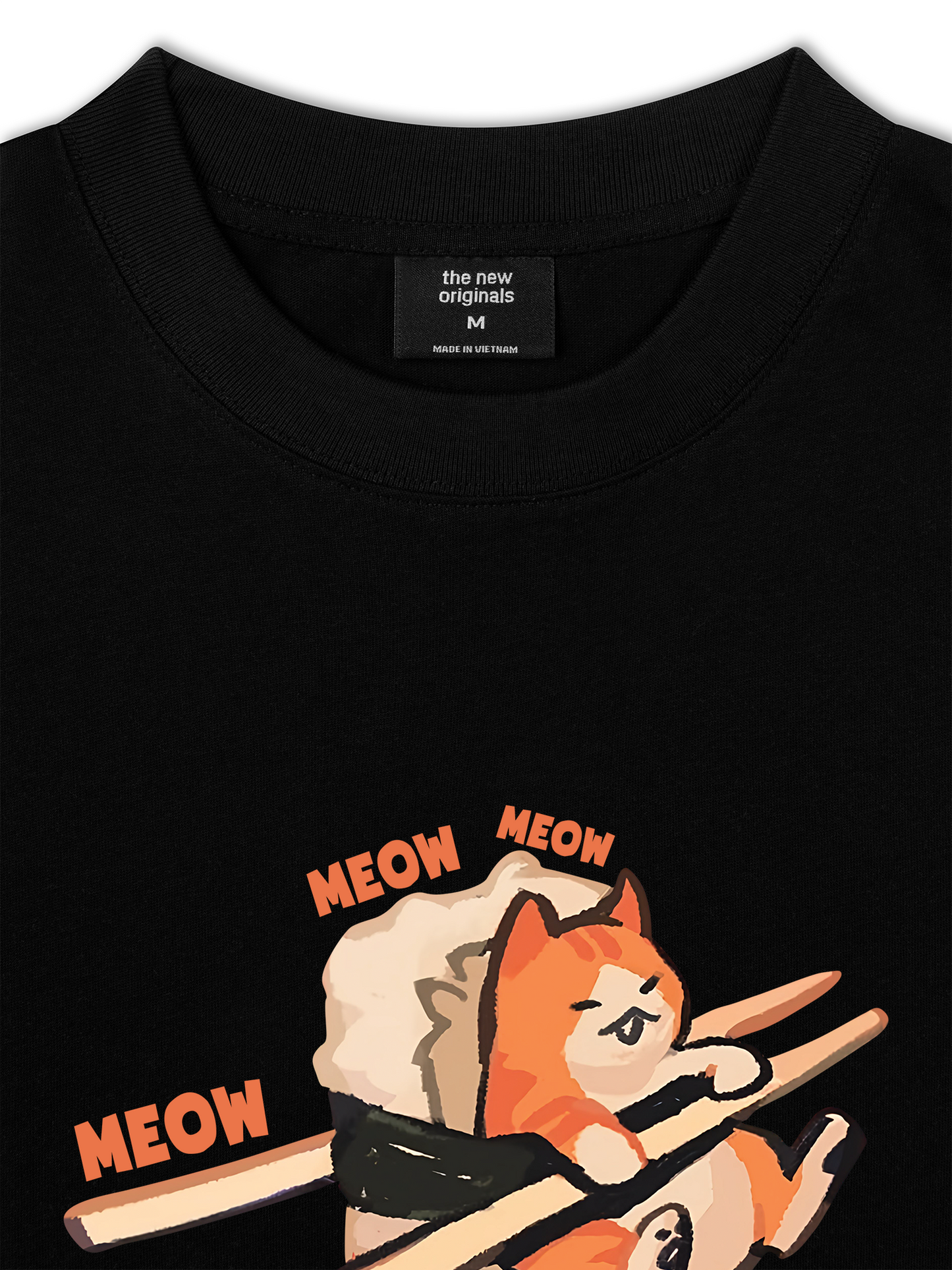 Áo Thun Relaxed Fit Sushi Meow