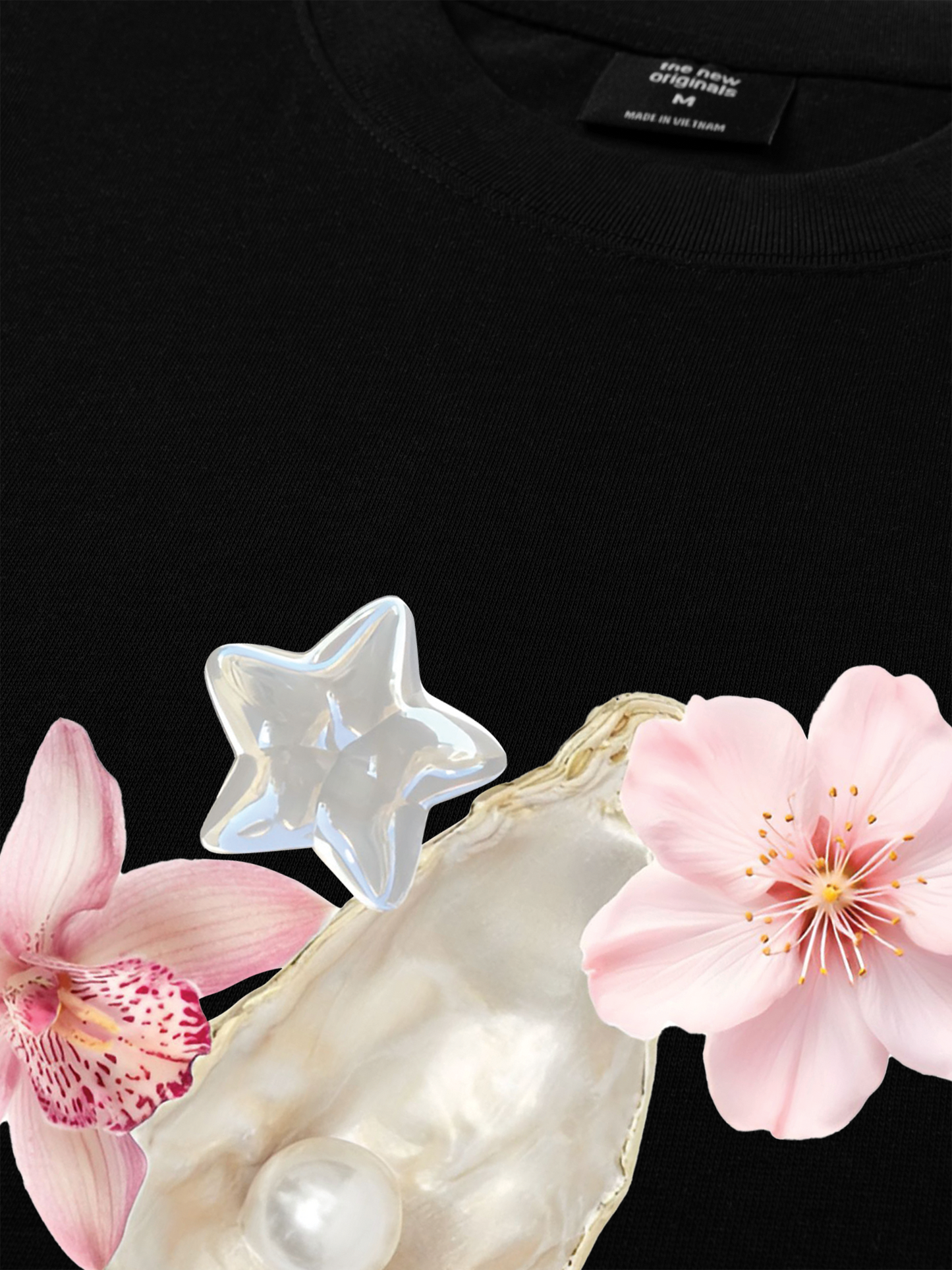 Áo Thun Relaxed Fit Pearl Bloom