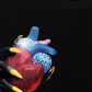 Áo Thun Relaxed Fit Handheld colorful rhinestone art heart