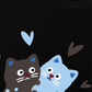 Áo Thun Relaxed Fit Cat Love