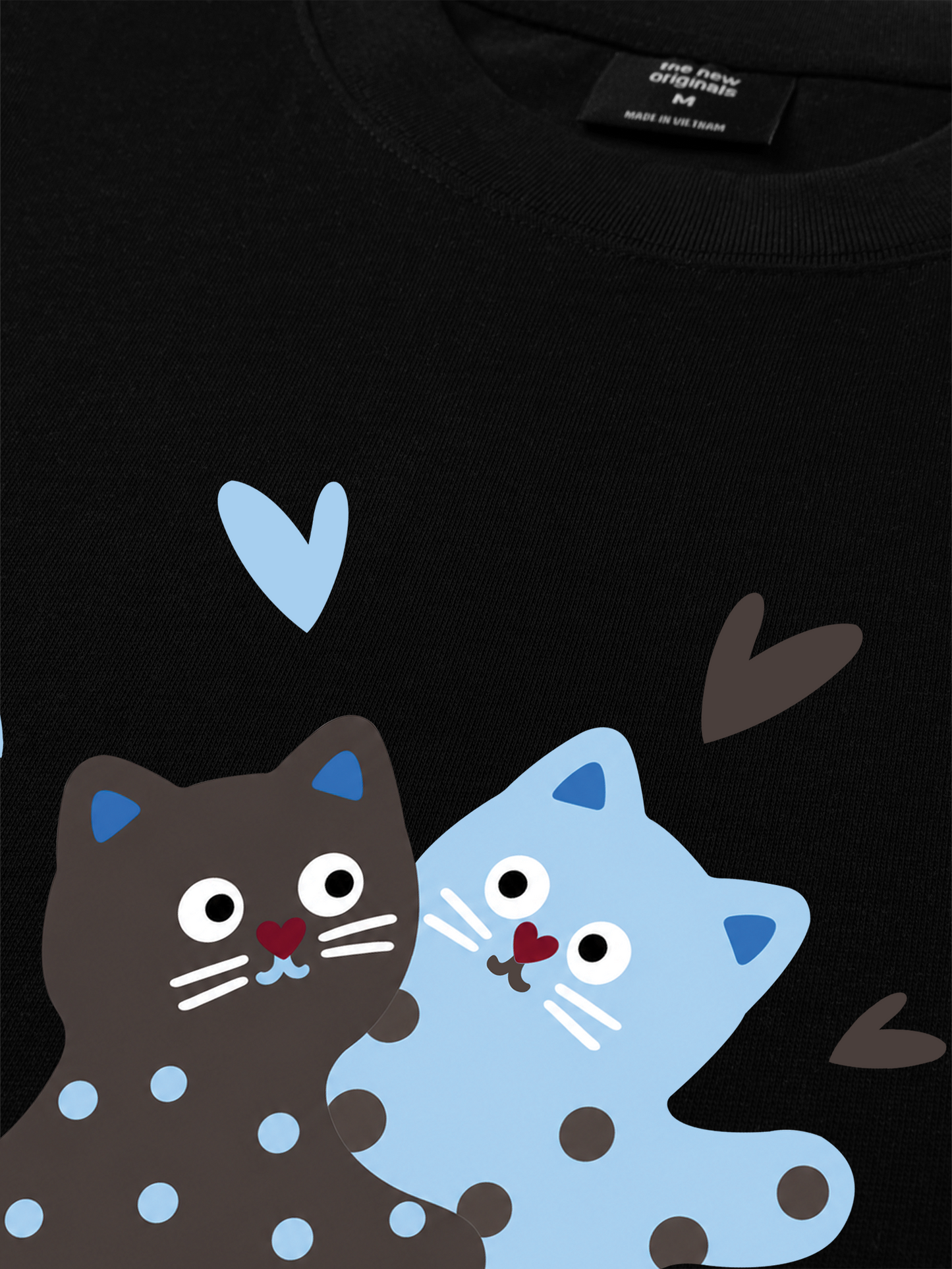 Áo Thun Relaxed Fit Cat Love