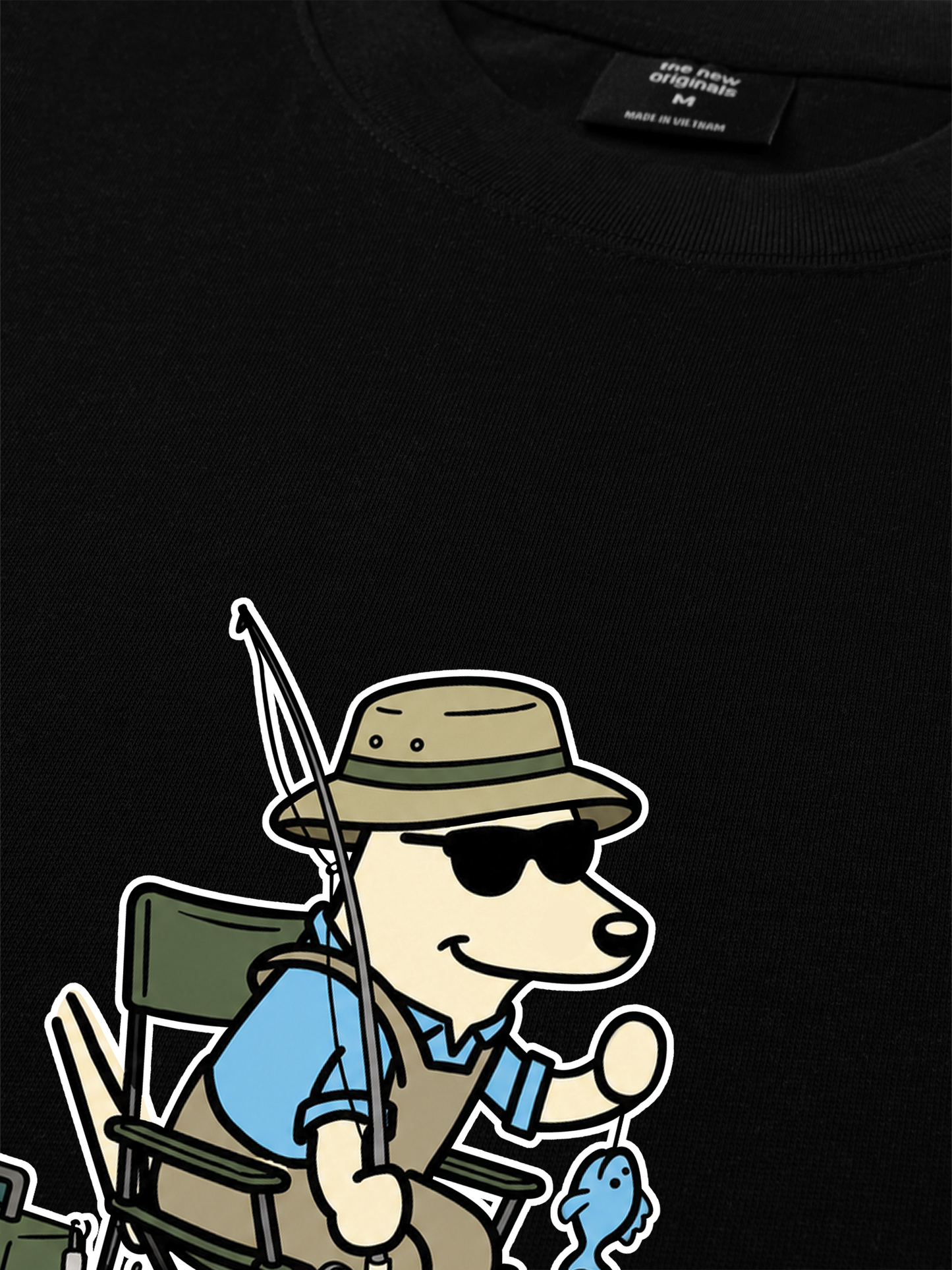 Áo Thun Relaxed Fit Đam Mê Câu Cá