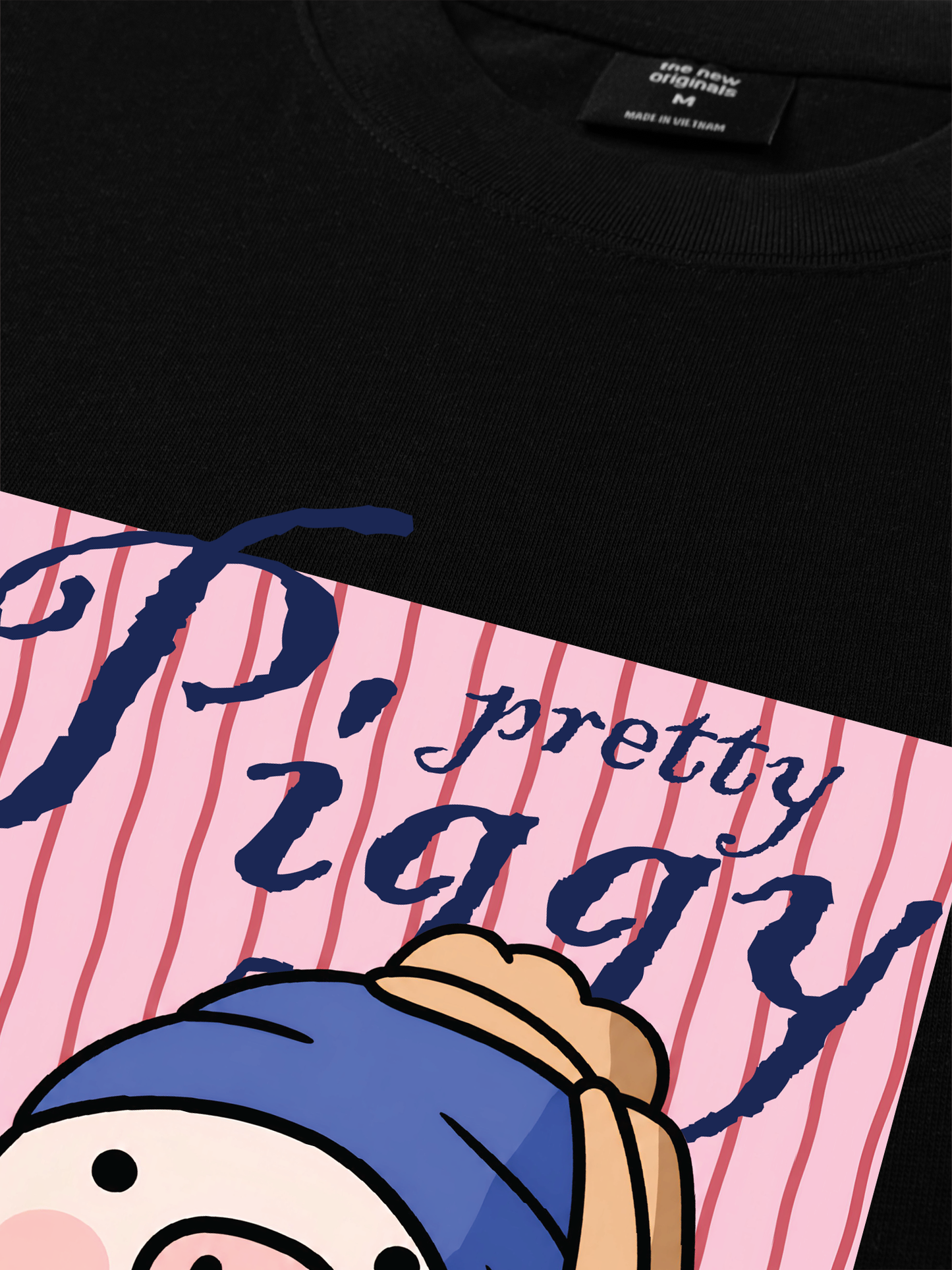 Áo Thun Relaxed Fit Pretty Piggy