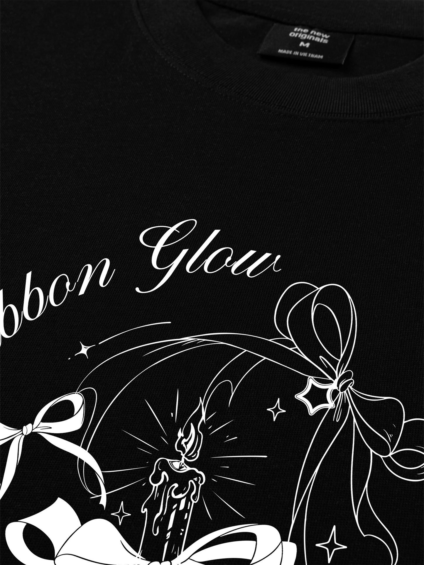 Áo Thun Relaxed Fit Ribbon Glow