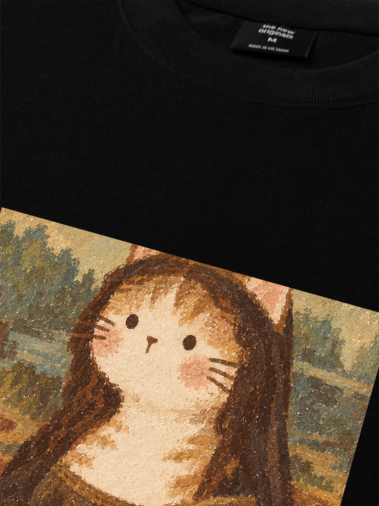 Áo Thun Relaxed Fit Mona Meowsa