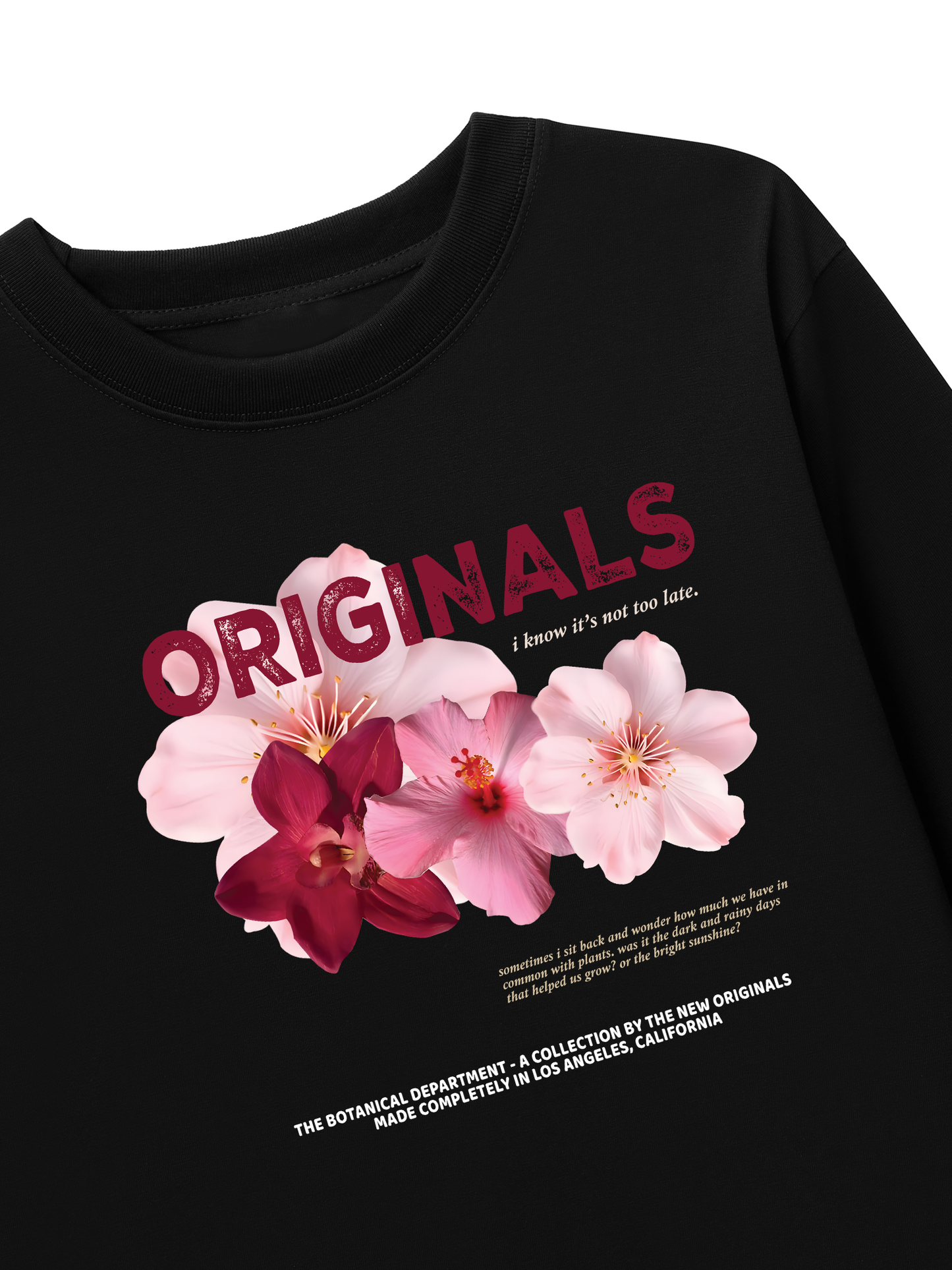 Áo Thun Dài Tay Summer Vibes Pink Floral