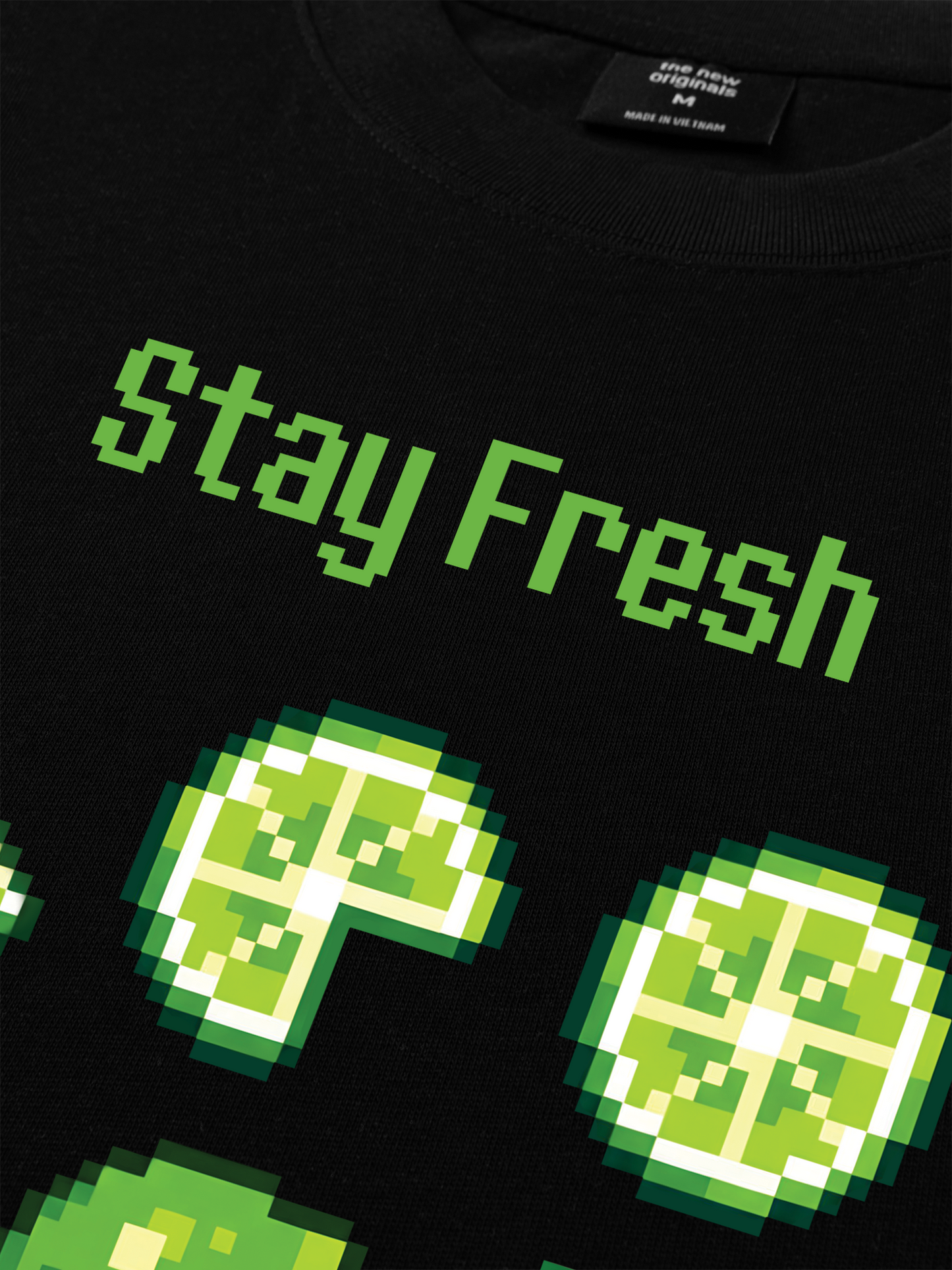 Áo Thun Relaxed Fit Summer Vibes Stay Fresh Stay Zesty