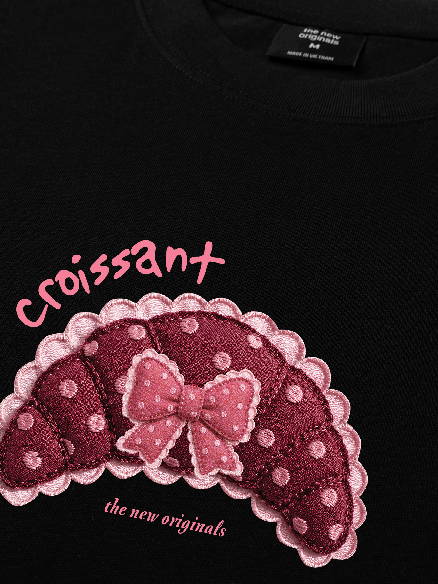 Áo Thun Relaxed Fit Croissant DIY